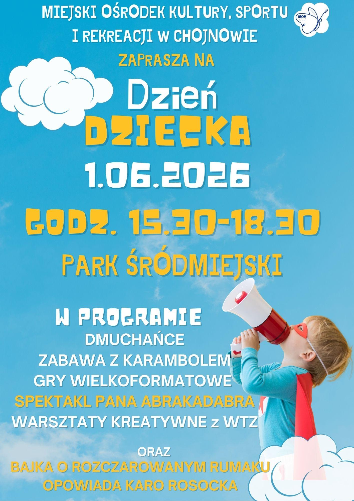 dziecko na plakacie