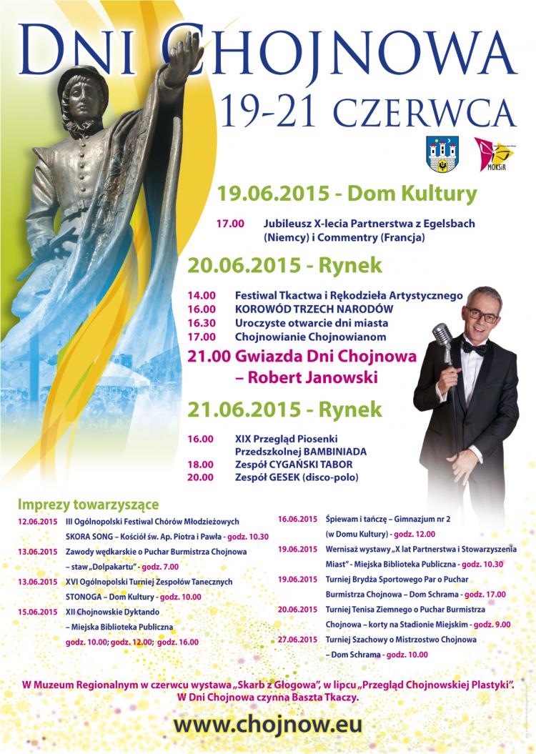 plakat Dni Chojnowa 2015 (szerokość: 750 / wysokość: 1055)