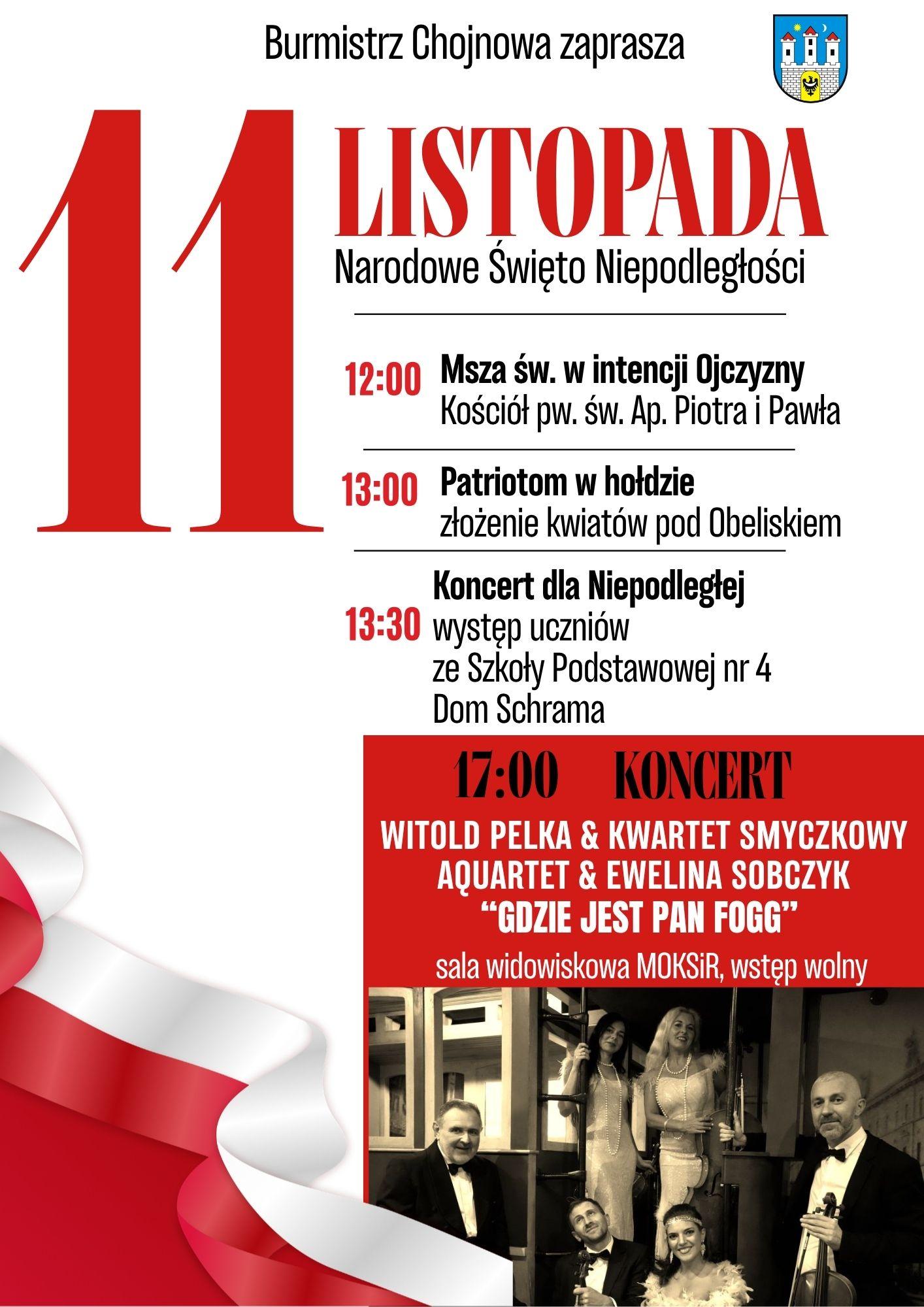 plakat biało czerwony